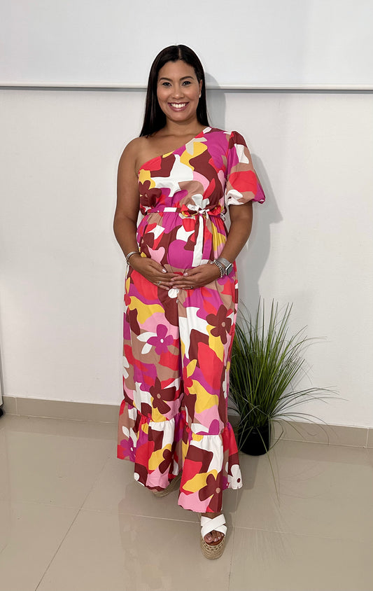 Maternity Floral Maxi Dress