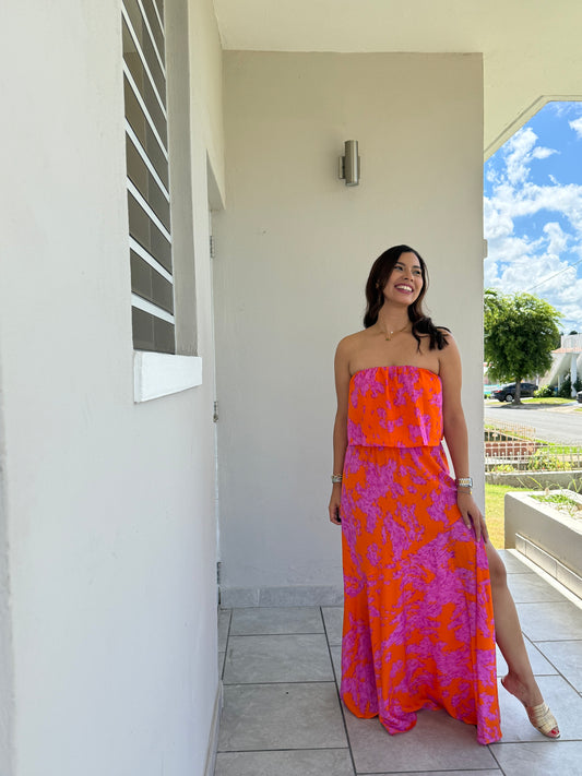 Strapless Maxi Dress