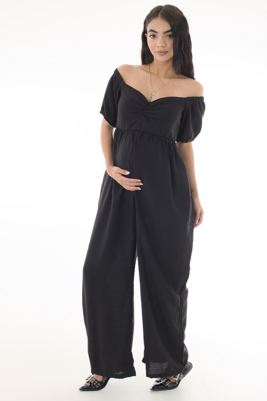 Jumpsuit off shoulder