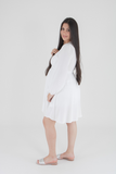 Maternity White Mini Dress Maternity White Mini Dress
