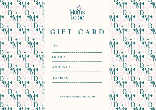 Moms to be Boutique Gift Card