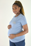 Maternity Lactancia Blue T-shirt