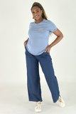 Maternity Lactancia Blue T-shirt