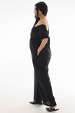 Jumpsuit off shoulder