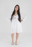 Maternity White Mini Dress