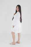 Maternity White Mini Dress