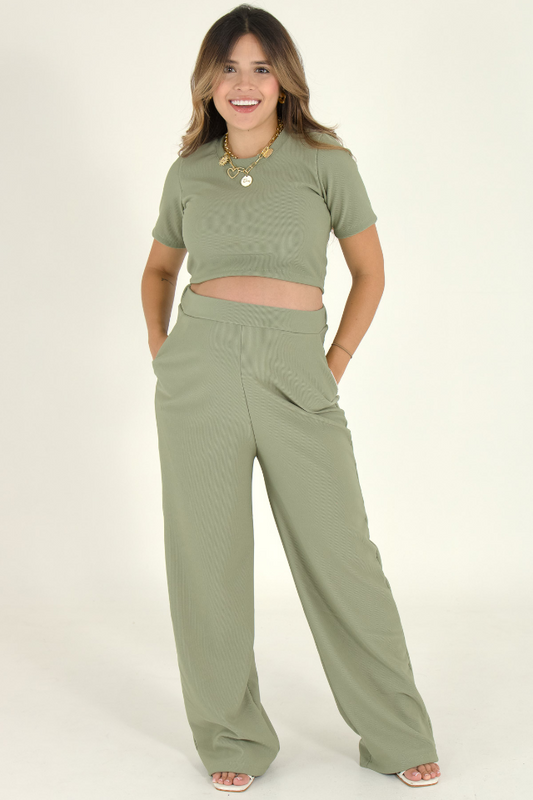 Maternity Set de Rib Pantalon