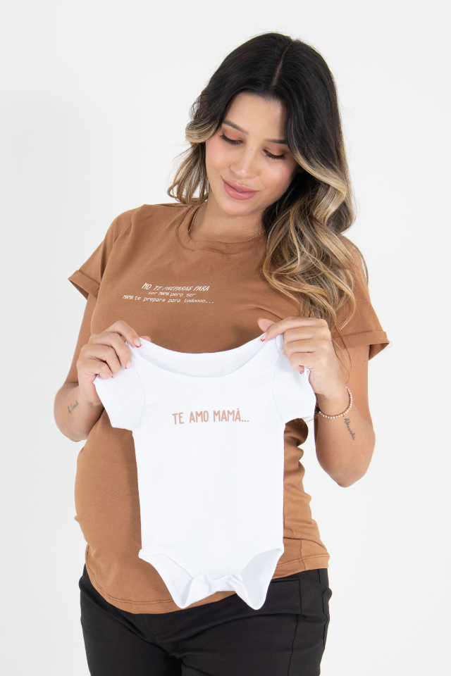 Maternity Duo Brown T-Shirt