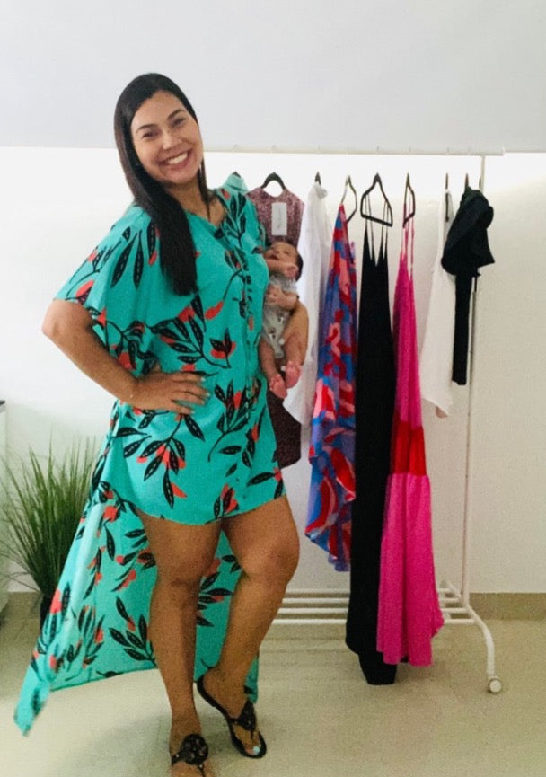 High Low Floral Dress