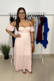 Long Pink Maxi Dress