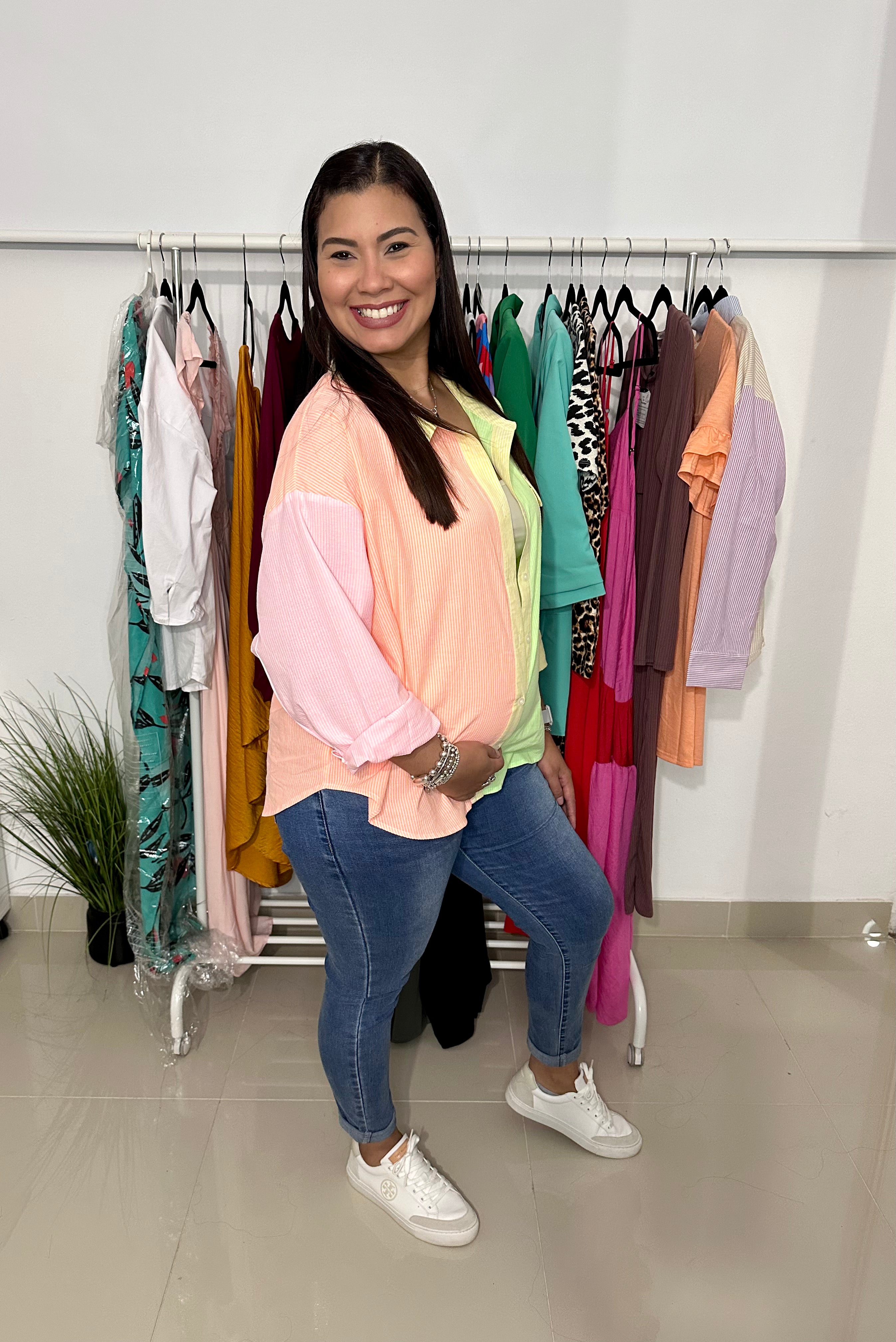 Maternity Colors Mix Top